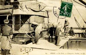 ORAN LE PORT TRAVAIL SUR LES QUAIS